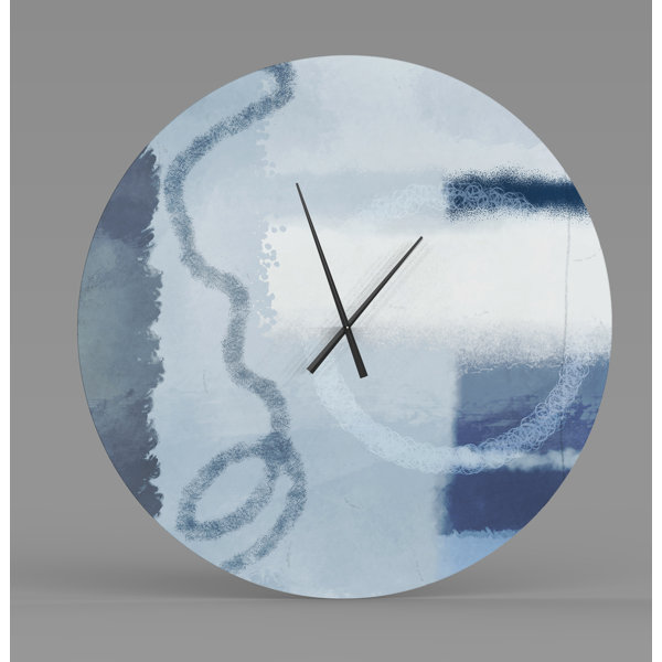 Ebern Designs Joondalup Metal Wall Clock Wayfair